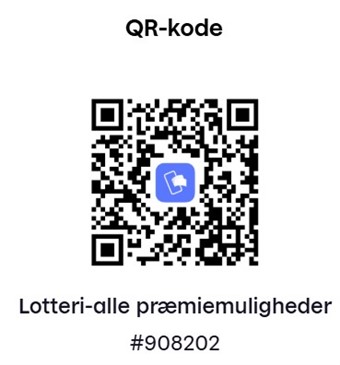 QR kode til Vilhelmsborgs Venner Lotteri 2025
Denne kategori giver mulighed for at vinde præmier i begge kategorier